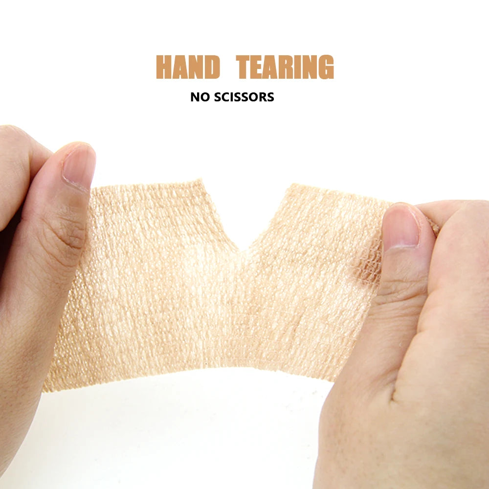 24 Pieces Self Adhesive Bandage Wrap Breathable Vet Wrap Cohesive Bandage First Aid for Pets Athletic Elastic Self Adherent Wrap