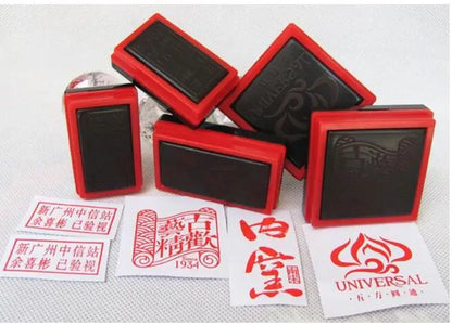Personalized Logo Self inking Stamp Customized Photosensitive ink Stamp Your design picture