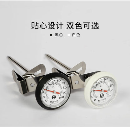 TIMEMORE Stainless Steel Coffee Temperature Meter Probe Thermometer Coffee Pot Milk Frothing Jug Cafe Kitchen Measuring Tools