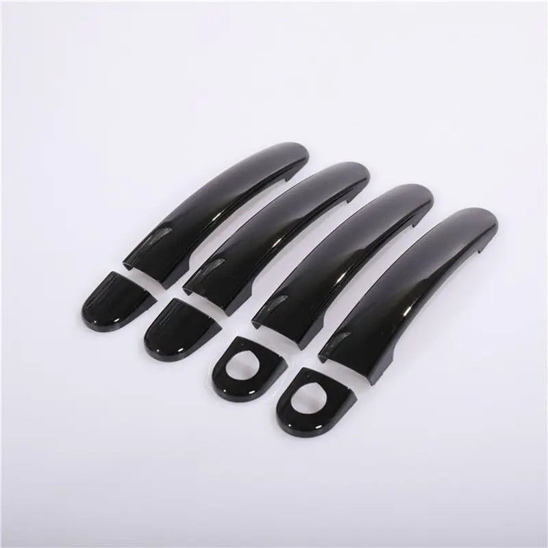 For VW Polo 2010 2011 2012 2013 2014 2015 2016 2017 Black Chrome Car Door Handle Covers Car Accessories Styling Stickers