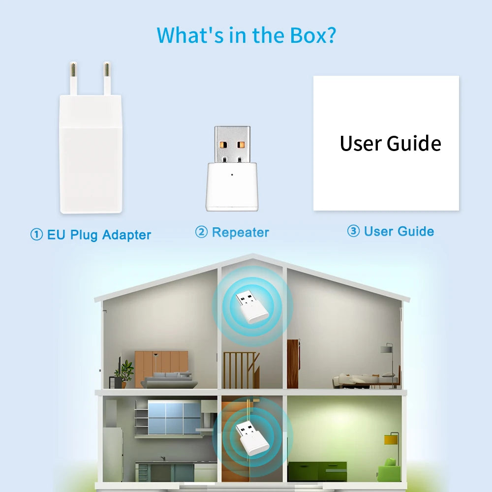 LoraTap Tuya ZigBee 3.0 Signal Repeater USB Extender for Smart Life App Devices Mesh Deconz Automation Home intelligent Scene