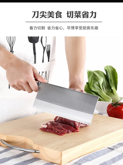 SHIBAZI ZUO Professional Chef Slicing Kitchen Knife Premium 3-Layer Composite Steel Mulberry Kitchen Knives F202-1