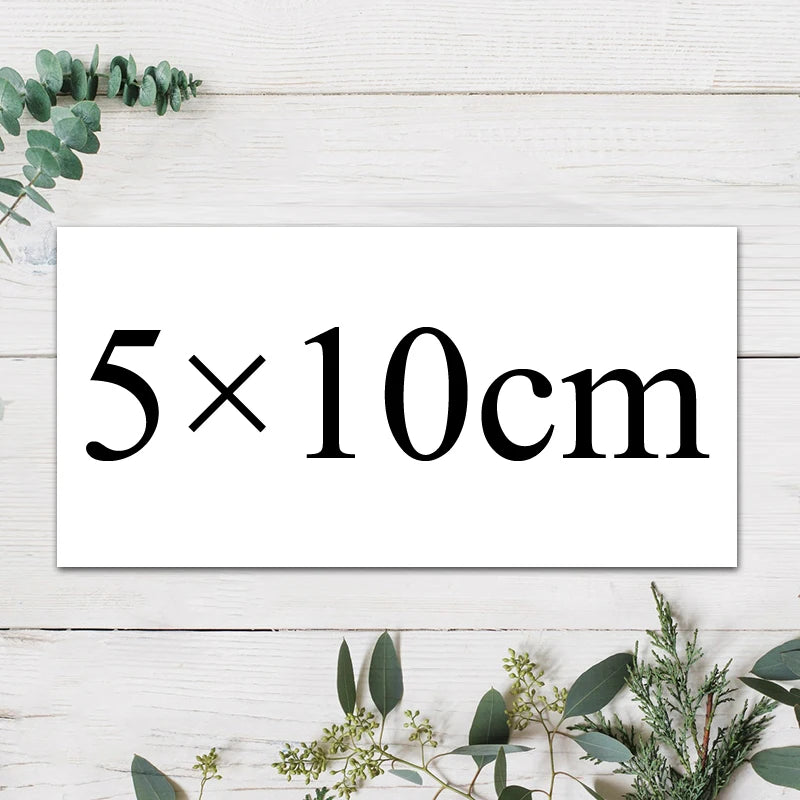 100-1000pcs Rectangle Custom Sticker and Customized Logos Wedding Birthday Baptism Stickers Design Your Own Personalize Sticker