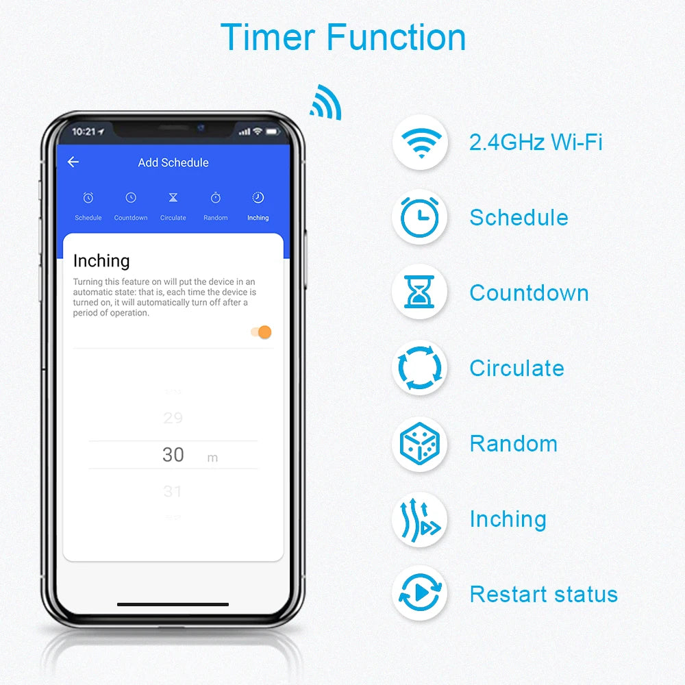 LoraTap WiFi Boiler Water Heater EU US IL Switch Tuya Smart Life App Remote Control Energy Monitoring Voice Google Home Alexa