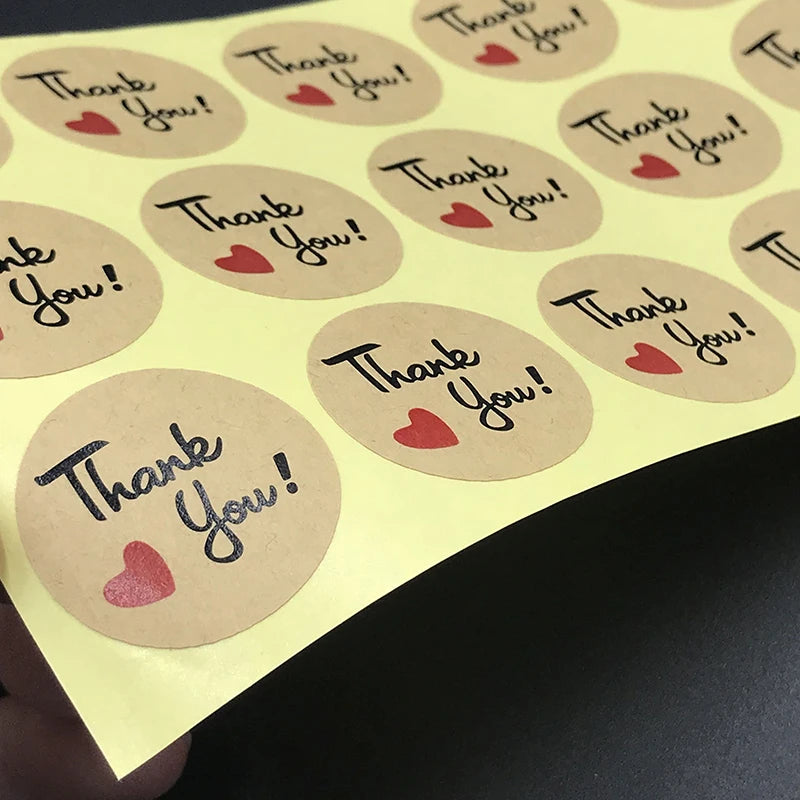 100PCS 3-10cm Custom LOGO Wedding Sticker Personalized Design Your Label Candy Gift Box Birthday Party Seal Sticker Self-adhesiv