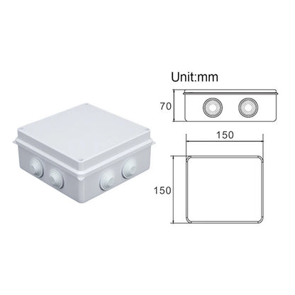 RA RT Wholesale ABS Plastic IP65 IP55 Waterproof Junction Box DIY Outdoor Electrical Connection Box Cable Branch Box