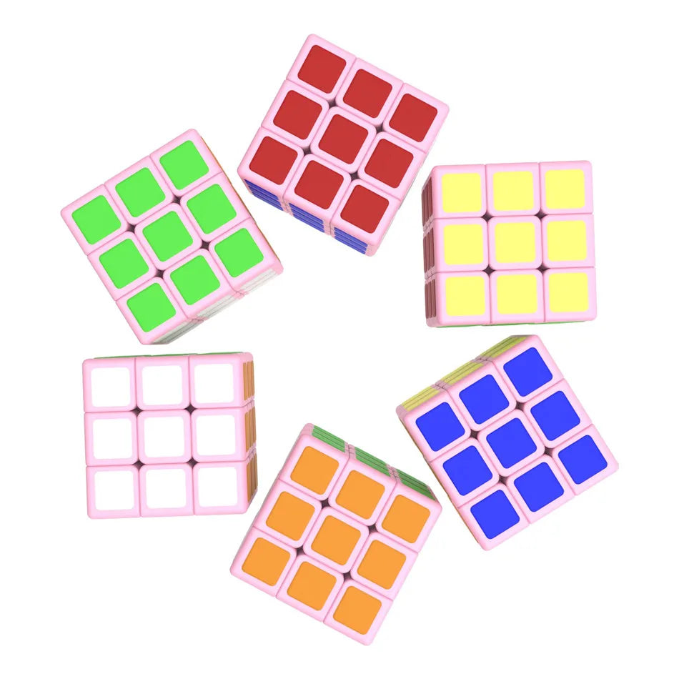 Cubelab 1cm Mini Magic Cube Tiny 3x3 Professional 1 CM Speed Cube Magic Cube Puzzle Blue Pink Black Toys For Children Kids Gift