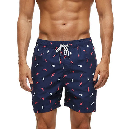 Escatch 2026 Summer New Mens Shorts Polyester Quick Dry Board Mesh Liner Side Pockets Run Gym Swimsuit Surf Swim Trunks For Man