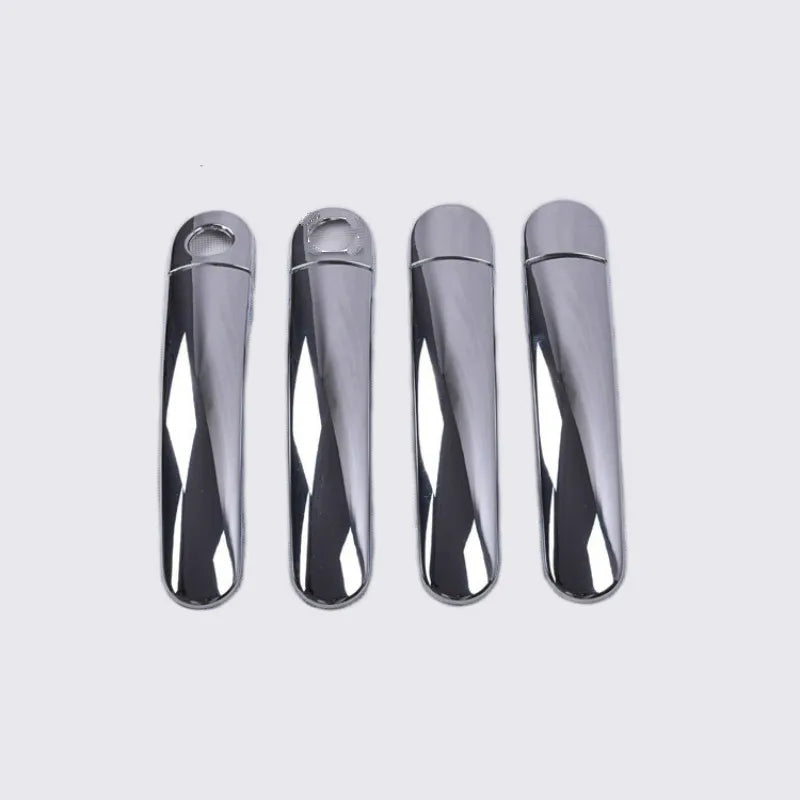 For VW Polo 2010 2011 2012 2013 2014 2015 2016 2017 Black Chrome Car Door Handle Covers Car Accessories Styling Stickers