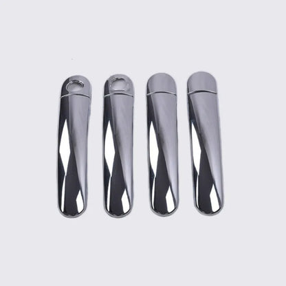 For VW Polo 2010 2011 2012 2013 2014 2015 2016 2017 Black Chrome Car Door Handle Covers Car Accessories Styling Stickers