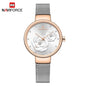 NAVIFORCE Luxury Women Watch Waterproof Dress Wristwatch Stainless Steel Bracelet Strap Elegant Lady Fashion Casual Female Gift