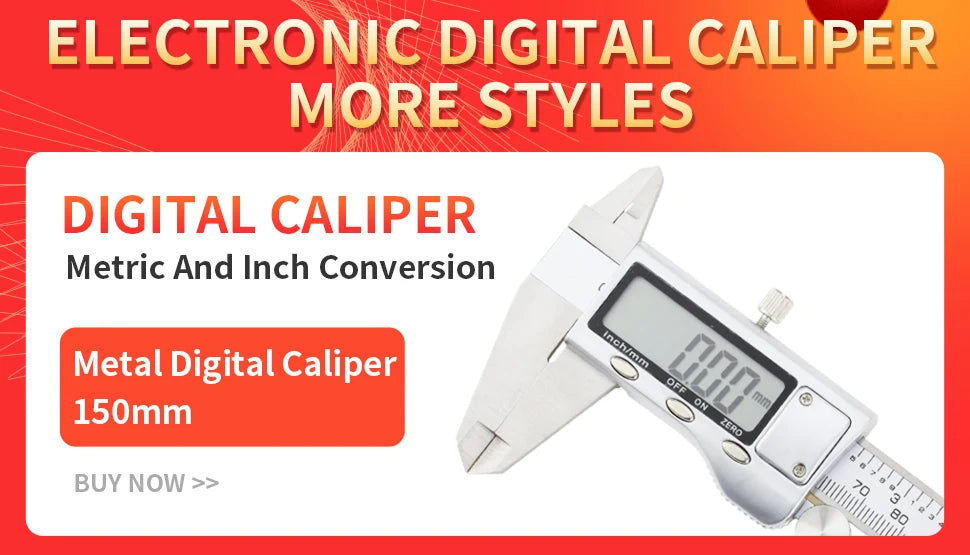 Digital Caliper Electronic Plastic Calipers Vernier Measuring Tools Carpentry Tool Ruler Large Screen Pachometer Digital Caliber