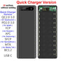 Welding Free 10*18650 Battery Storage Box 2 USB Power Bank Case 5/12V DIY Shell 18650 Battery Holder Case PD QC 3.0 Quick Charge