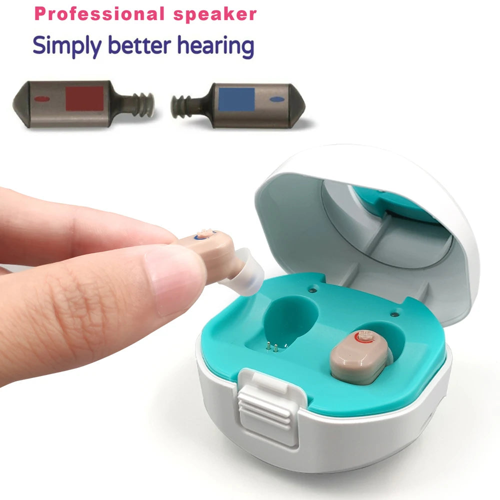 NEWEST Rechargeable Hearing Aid Digital  Hearing Aids Sound Amplifier Portable Deaf Elderly Dropshipping Free Shipping