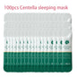 100 Pcs LAIKOU Moisturizing Sleeping Mask Sakura Snail Seaweed Centella Face Mask Tendering & Nourishing Oil-control Skin Care