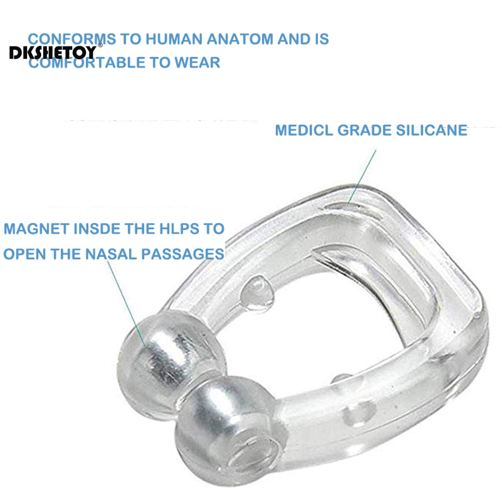 Anti Snoring Device Nose Clip vent blocker Silicone Snore Stop ring silent snore sleep Aid Night Sleeping Apnea Guard Night