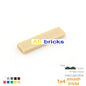 25pcs 1x4 Educational Creative Size MOC DIY 2431 Building Blocks Figure Ceramic Tile Bricks Toys for Children Smooth Flat Tiles