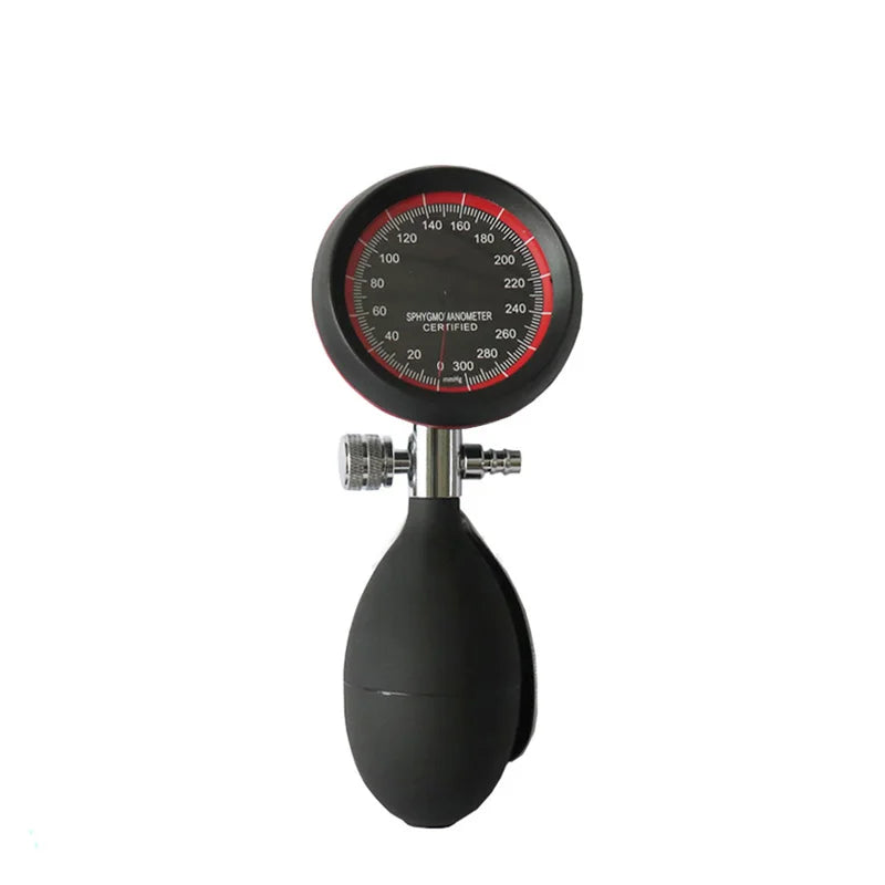 300mmhg Hand-Held Pressure Display Gauge With PVC ball For Aneroid Sphygmomanometer Nibp Cuff Blood Pressure Accessories