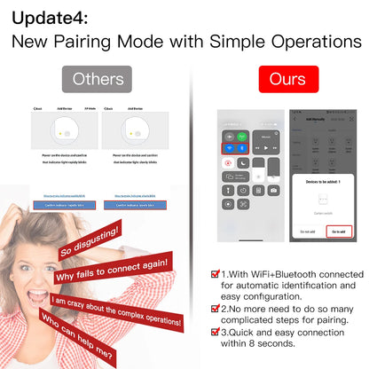 MOES Touch Design WiFi Smart Curtain Switch for Motorized Curtains and Roller Blinds work with Tuya Smart Life App Alexa Google