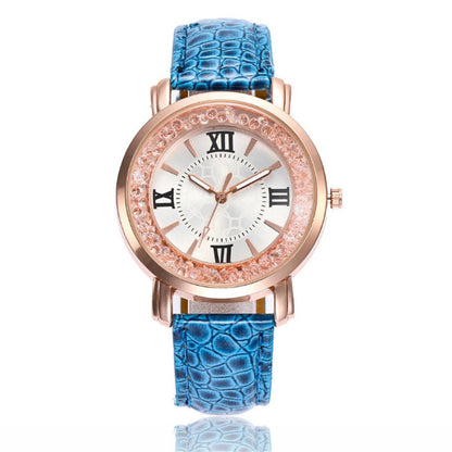 2025 Luxury Women Watch Fashion Leisure Set  Elegant Fashion Ladies Leather Quartz Wristwatch