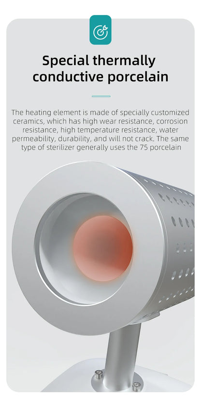 Infrared Sterilizer Bacti-Cinerator Inoculation Loop Sterilizer High Temperature Disinfection Rapid Sterilizer Lab Equipment
