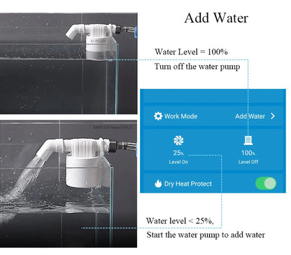 KONLEN Tuya Water Level Sensor WIFI Smart Home Leakage Flood Alarm Controller Meter Pool Vape Tank Flow Detector Leak Protection