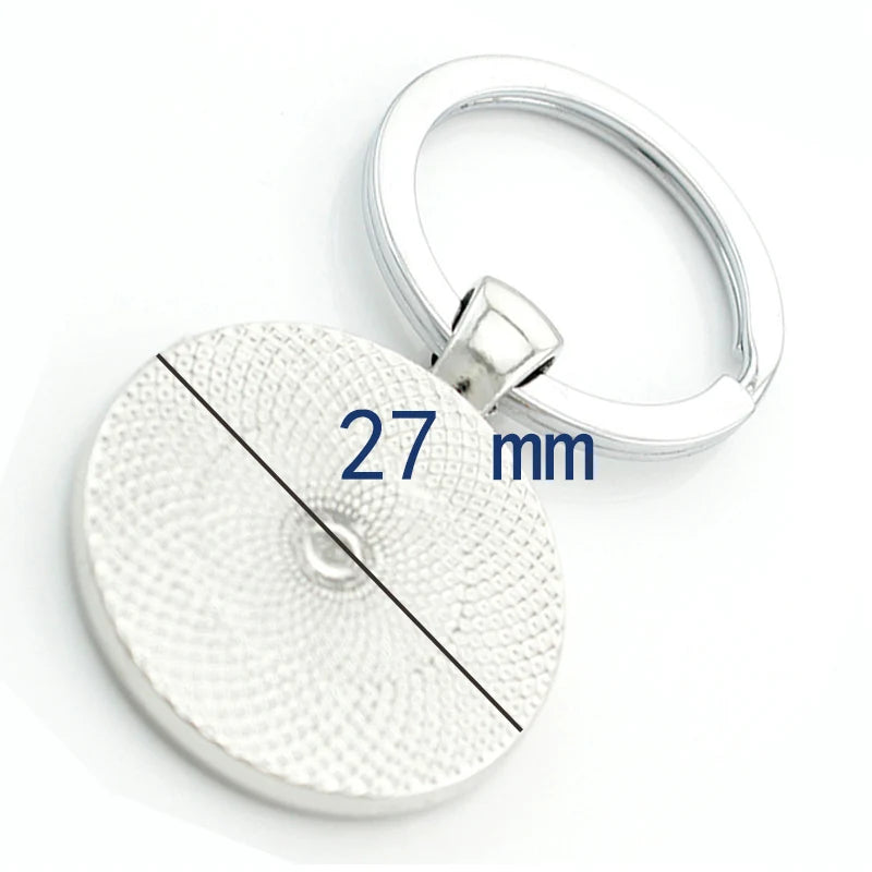 Customized Key Chains Keyring Jewelry Accessories Custom Photo Printing Picture Personalized Keychain Key Ring DIY Image