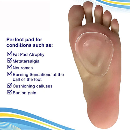 Ball of Foot Cushions Foot Health Care Inserts Insoles For Support Neuroma Runners Metatarsalgia Gel Pad Rapid Foot Pain Relief