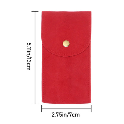Portable Watch Bag Gift Shock-proof Press Velvet Snap Design Jewelry Box Watch Packing Pouch Storage Bag Single Watch Display