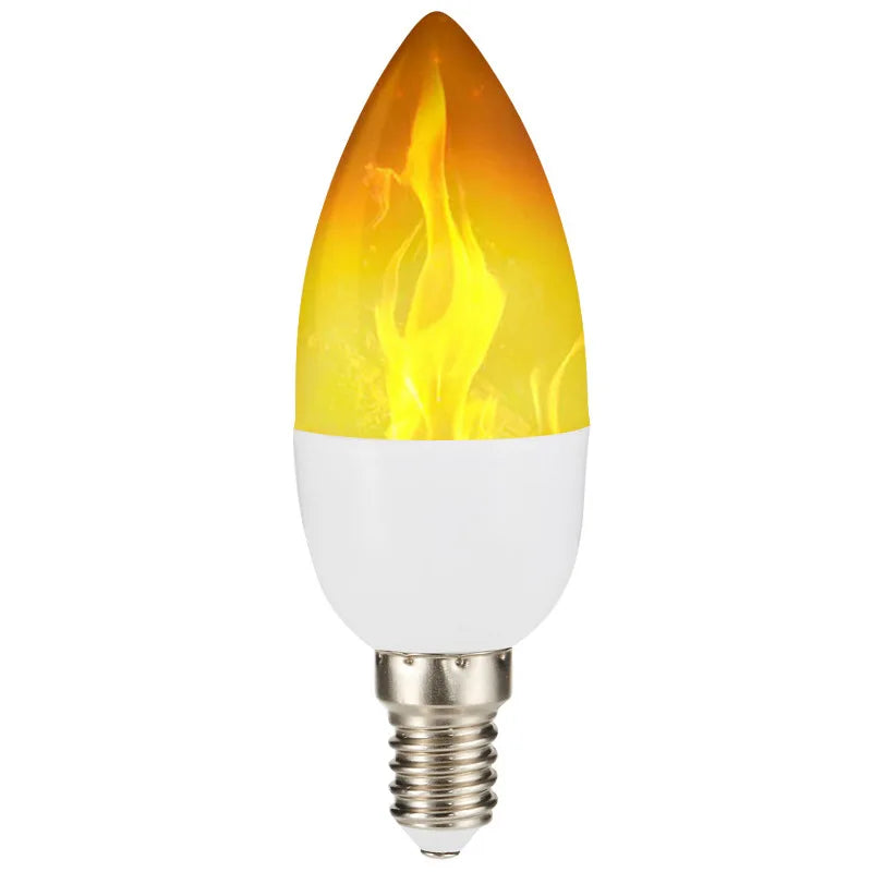 3 Modes+Gravity Sensor 9W 12W E27 E26 E14 B22 Flame Bulb 85-265V LED Flame Effect Fire Light Flickering Emulation Decor LED Lamp