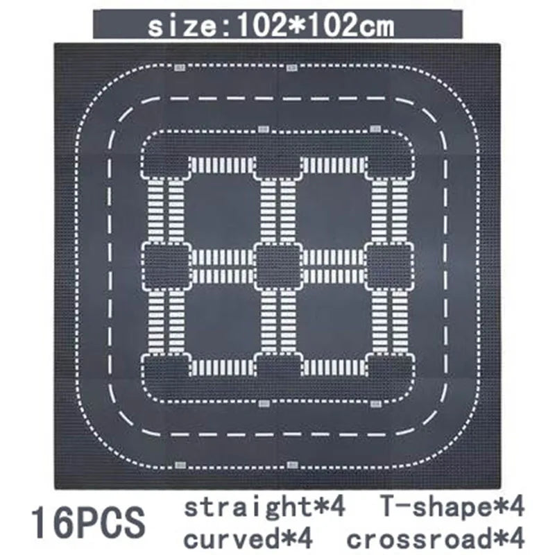 2PCS Classic Baseplates 32x32 16x32 Dots Base Plate MOC Blocks Plastic Building Bricks Assembly Compatible Brand City Friends