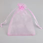 50/100pcs Colorful Organza Gift Bag 5x7 7x9 9x12 10x15 13x18cm Party Wedding Favors Candy Jewelry Packaging Drawstring pouches