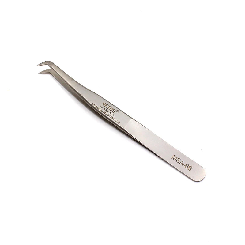 100% brand Stainless Steel anti-static eyelash tweezers superhard Eyelash Extension tool Best Quality Tweezer