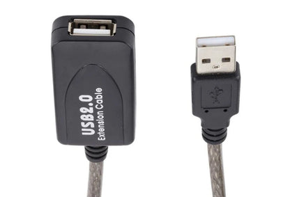 3M 5M 10M 15M 20M 25M 30M USB 2.0 Extension Cable Male to Female Active Repeater Wireless Network Card Extender USB Adapter Cord