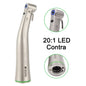 dentistry Contra Angle Low Speed Handpiece 1:1/1:5/20:1 Fiber Optic Straight Contra Angle X25L/X95L Style Air Turbine  dental