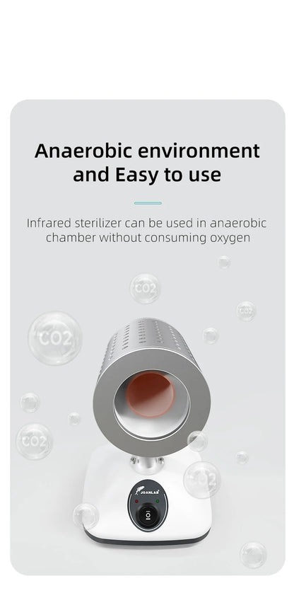 Infrared Sterilizer Bacti-Cinerator Inoculation Loop Sterilizer High Temperature Disinfection Rapid Sterilizer Lab Equipment