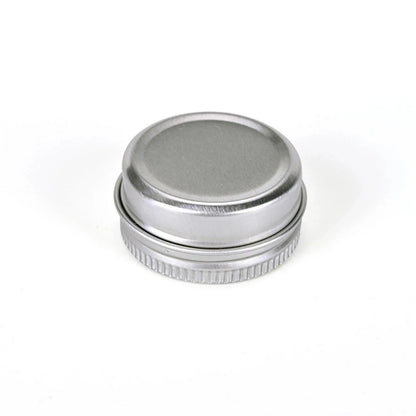 5ml-250ml Cosmetic Aluminum Cans Aluminum Boxes Silver Aluminum Tins Cans Screw Top Round Candle Spice Tins Cans Lid Containers