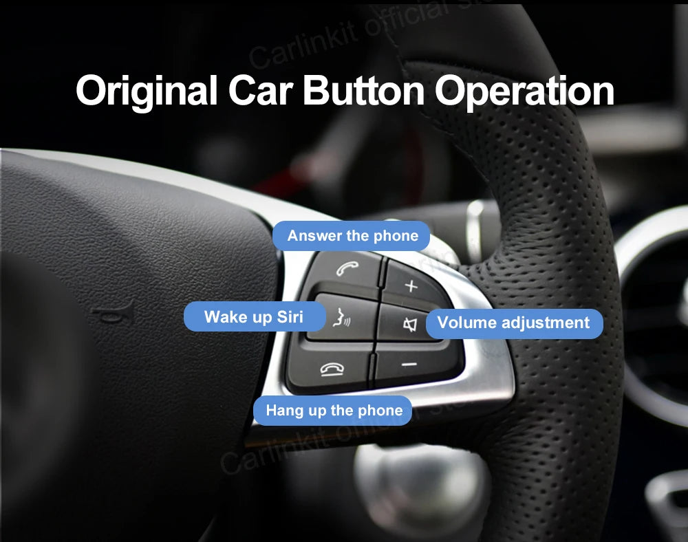 CarlinKit USB Wired/Wireless CarPlay Adapter Wireless Android Auto AI Box Mirrorlink Bluetooth Auto Connect For Android Car Radio For Youtube Netflix Google Map Android Aftermarket Car Screen