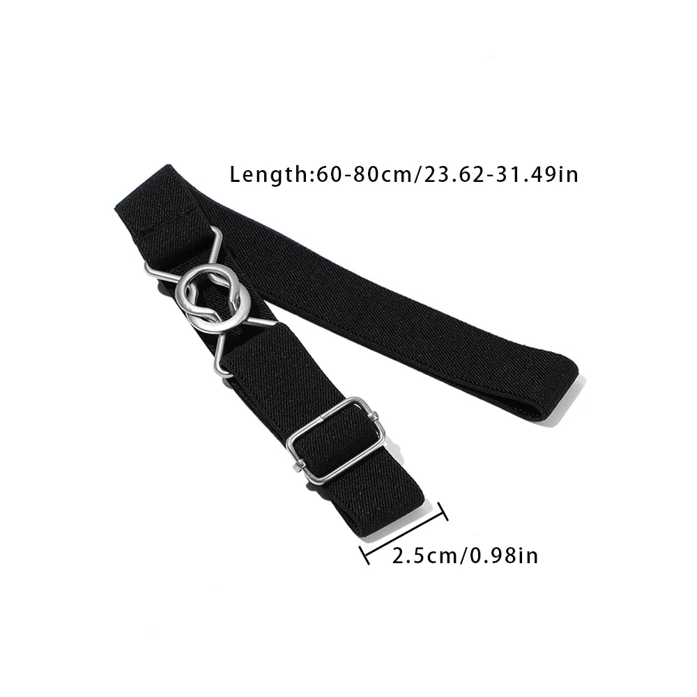 1PC Fashion Adjustable Children Elastic Belts Wide Candy Color Waist Belt Stretch Canvas Belt For Jeans Pants Kids Casual Belts