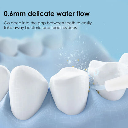 Teeth Oral Irrigator Portable Mouth Washing Machine Interdental Cleaning Irrigator USB Oral Teeth Dental Water Flosser