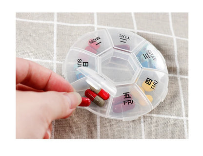 Medicine Box Pill Cutter Portable Drug Box Useful Grinder Splitter Medicine Pill Holder Tablet Cutter Splitter Divider Pill Box