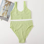 Women Seamless Bra Set Sexy Lingerie Wire Free Push Up Brassiere Bralette Unlined Female Crop Top High Rise Briefs Underwear Set
