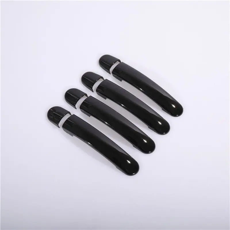 For VW Polo 2010 2011 2012 2013 2014 2015 2016 2017 Black Chrome Car Door Handle Covers Car Accessories Styling Stickers