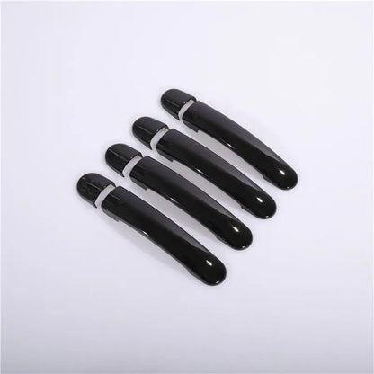For VW Polo 2010 2011 2012 2013 2014 2015 2016 2017 Black Chrome Car Door Handle Covers Car Accessories Styling Stickers