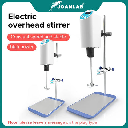JOANLAB Official Store Laboratory Stirrer Electric Stirrer Digital Display Overhead Stirrer Lab Mixer Lab Equipment 110V To 220V