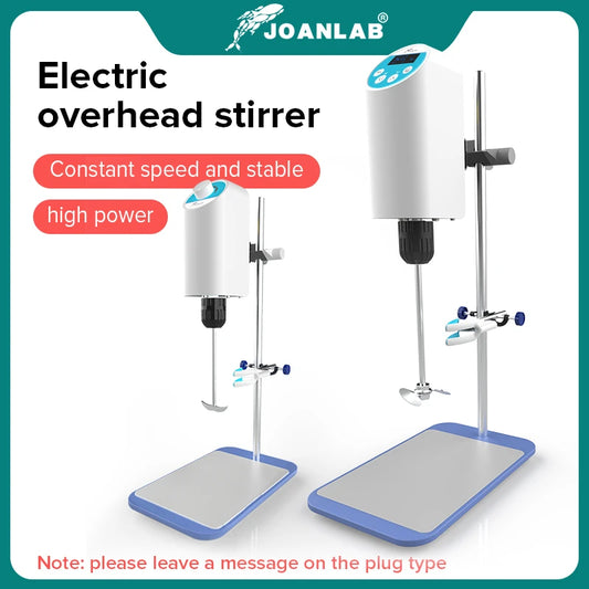JOANLAB Official Store Laboratory Stirrer Electric Stirrer Digital Display Overhead Stirrer Lab Mixer Lab Equipment 110V To 220V