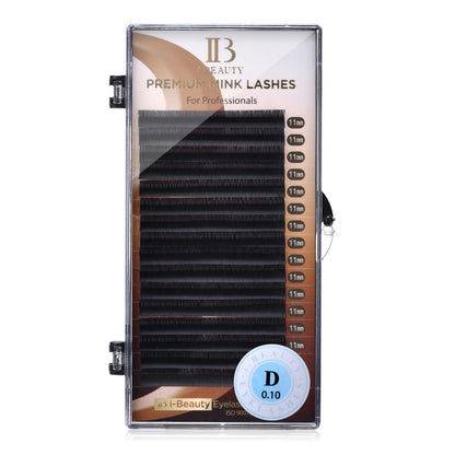 I Beauty Eyelash Extension Premium Real Mink Eyelashes CC SS D Curl ibeauty Volume Lash Origianl IB Lash Korea 7-16mm New