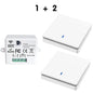 Wireless Smart Switch Light 433Mhz RF 86 Wall Panel Switch with Remote Control Mini Relay Receiver 220V Home Led Light Lamp Fan
