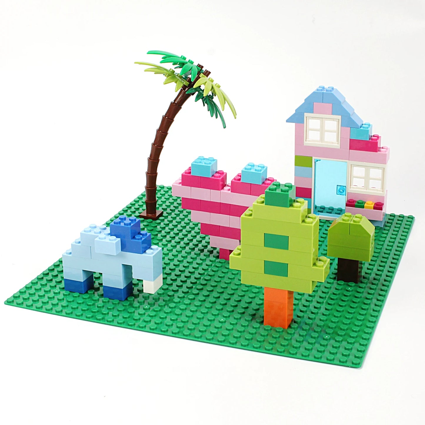 2PCS Classic Baseplates 32x32 16x32 Dots Base Plate MOC Blocks Plastic Building Bricks Assembly Compatible Brand City Friends