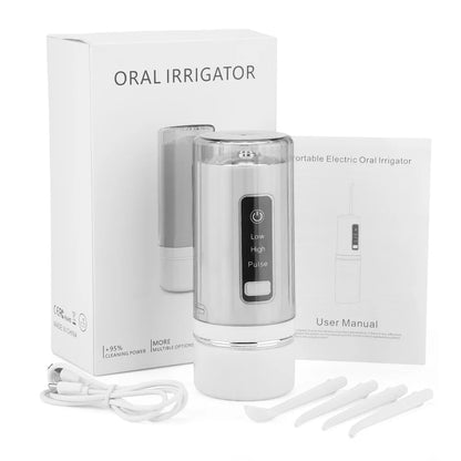 Teeth Oral Irrigator Portable Mouth Washing Machine Interdental Cleaning Irrigator USB Oral Teeth Dental Water Flosser
